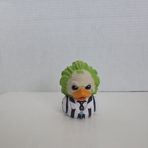 Spirit Green and Black Striped Duck Toy